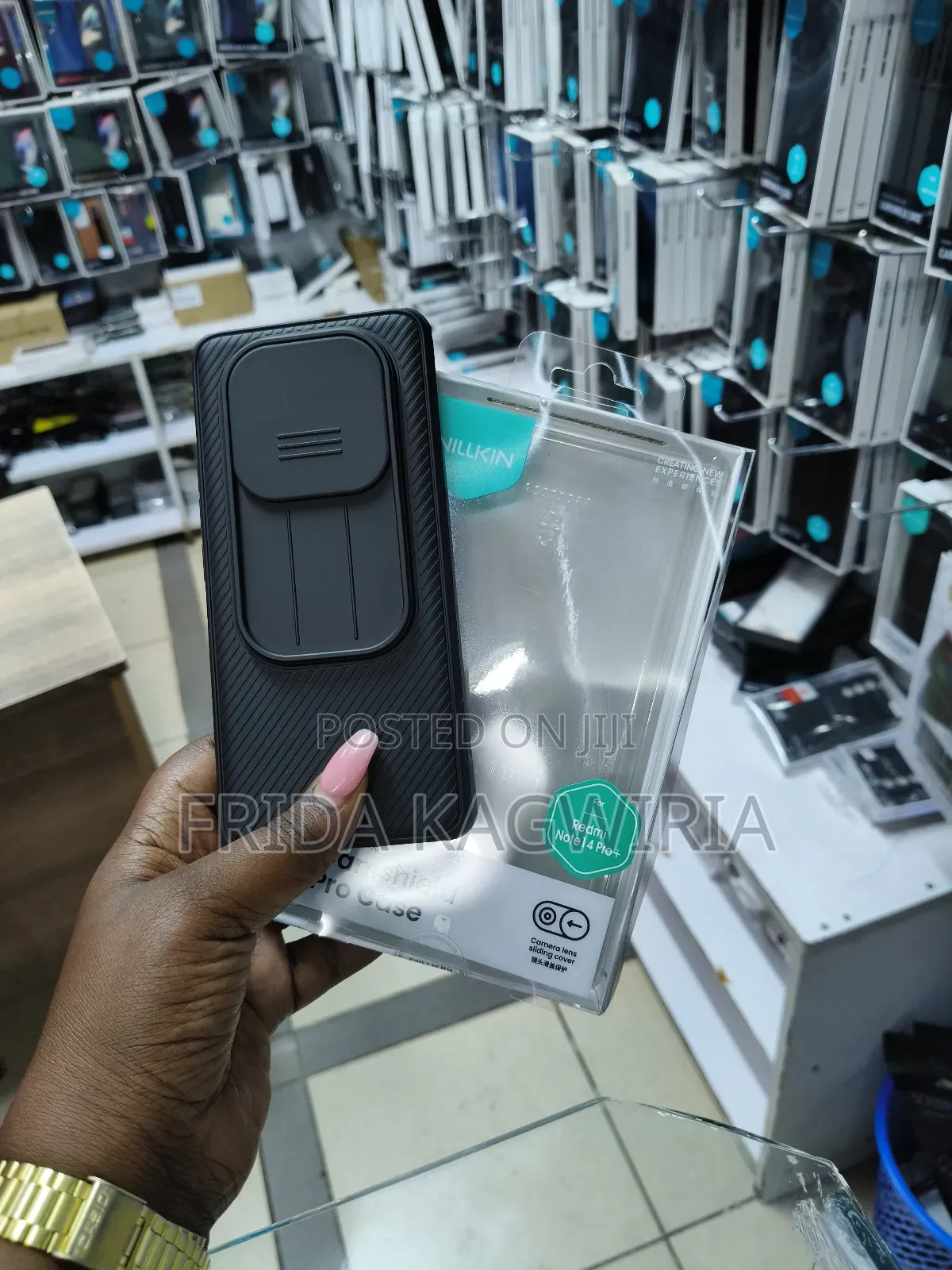 Redmi Note 14 Pro+ Nilkin Camshield Shockproof Back Case