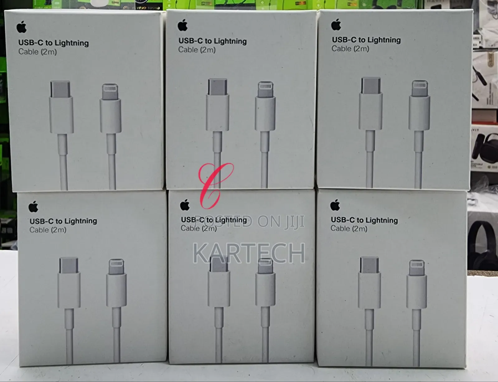 Apple USB C to Lightning 2M Cables