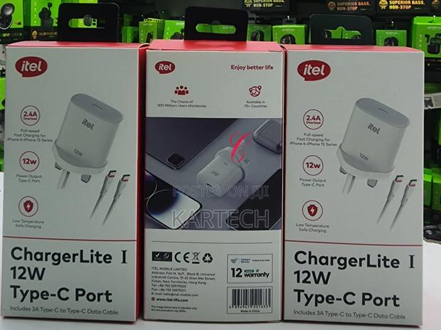 Itel ICW-122UC 12W Type C Charger Lite 1 - main view