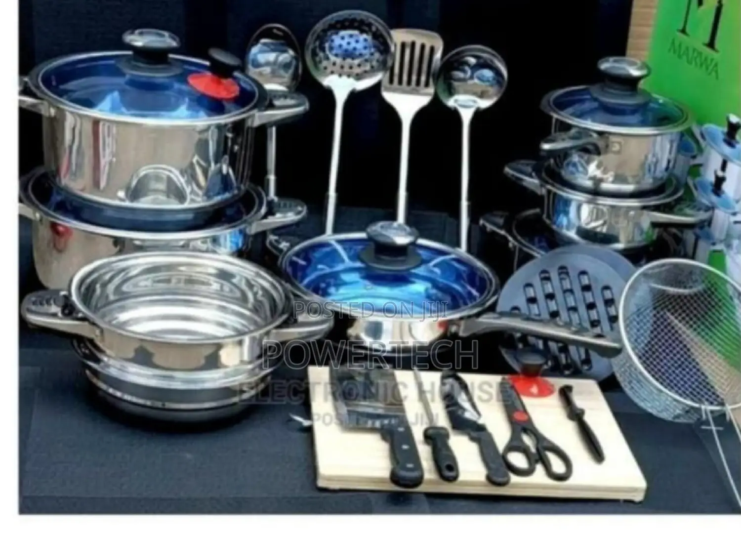 30PC Marwa Heavy Gauge Cookware Set