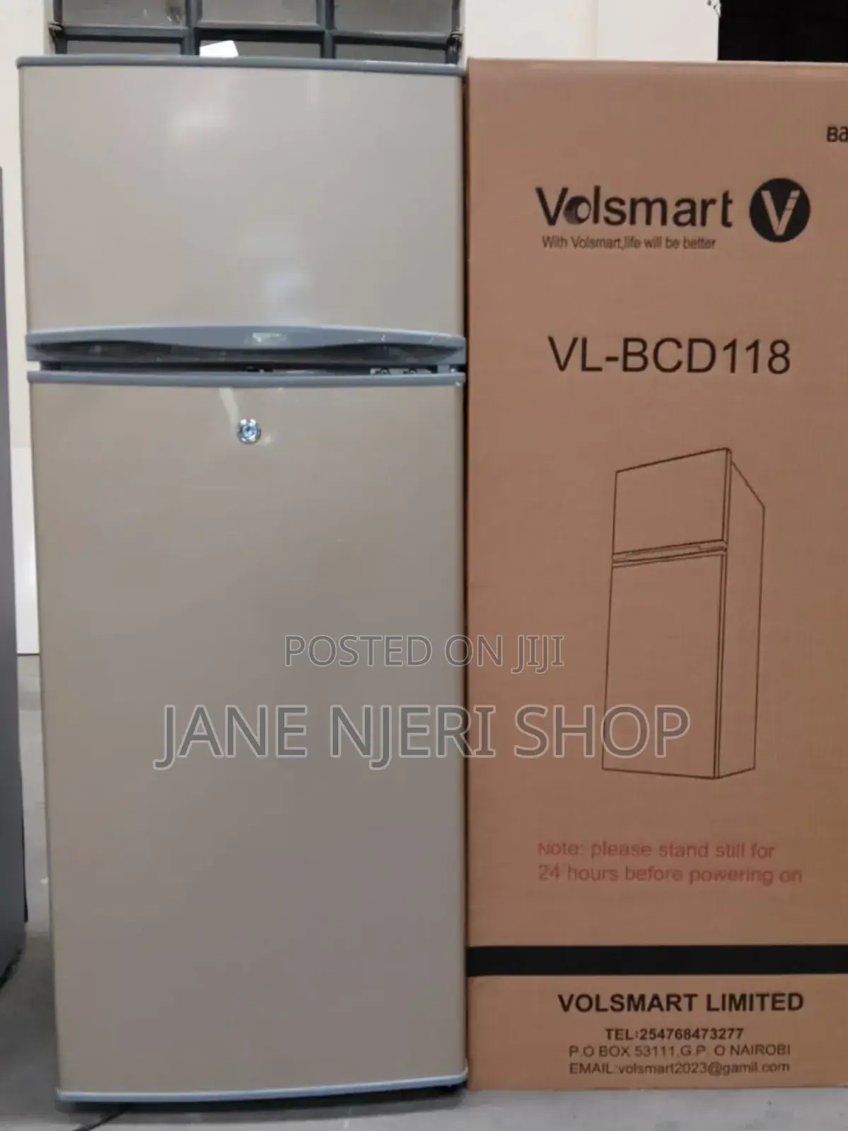 Volsmart 118 Liters Fridge Double Door