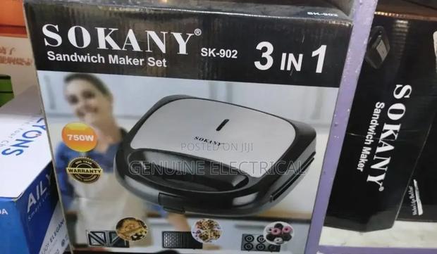 New Model 3 in 1 Sokany Sandwich Maker