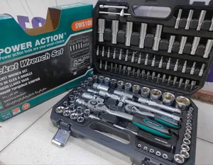 Power Action Socket Wrench 108 PCS Tool Set