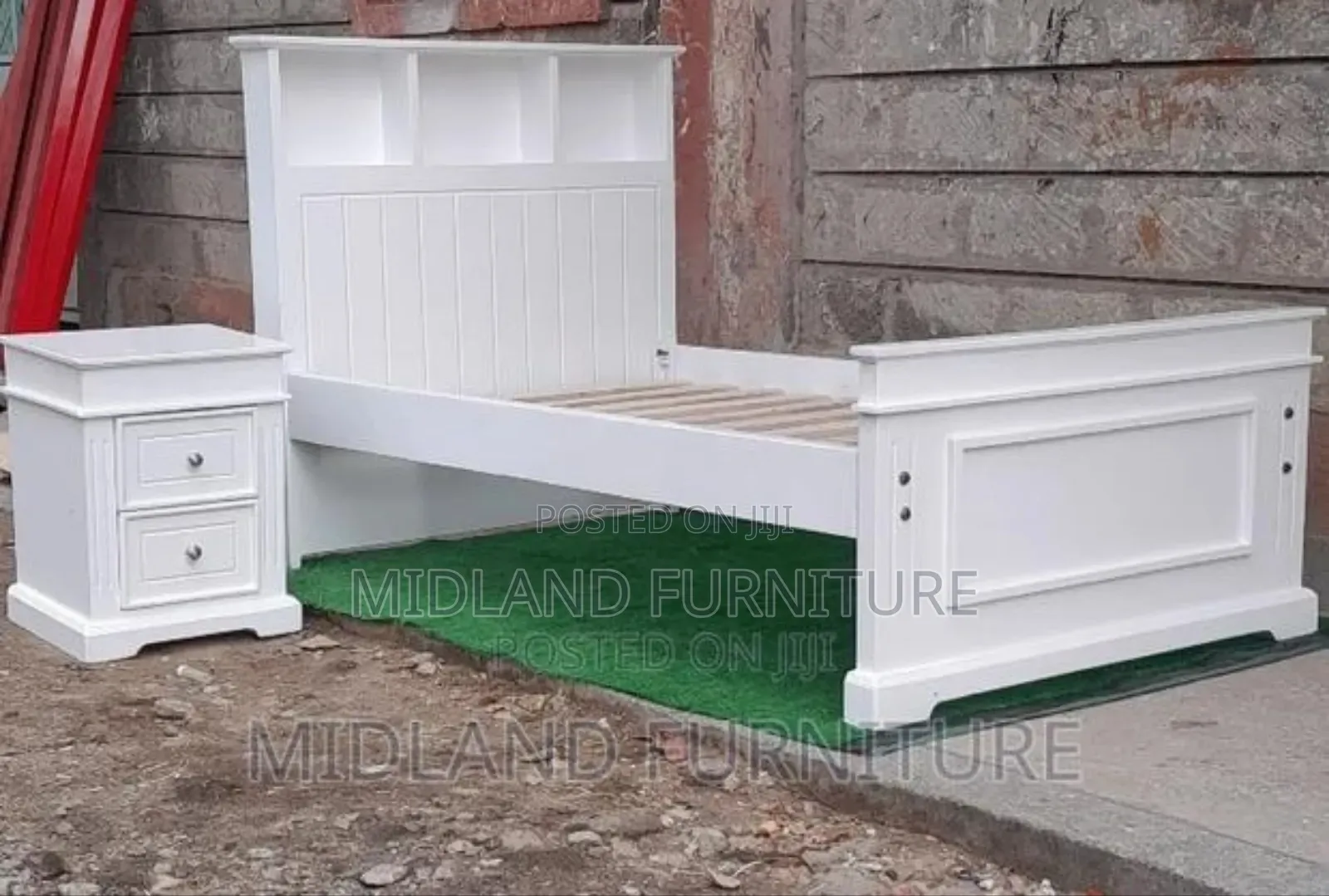 Single Bed With Shelves