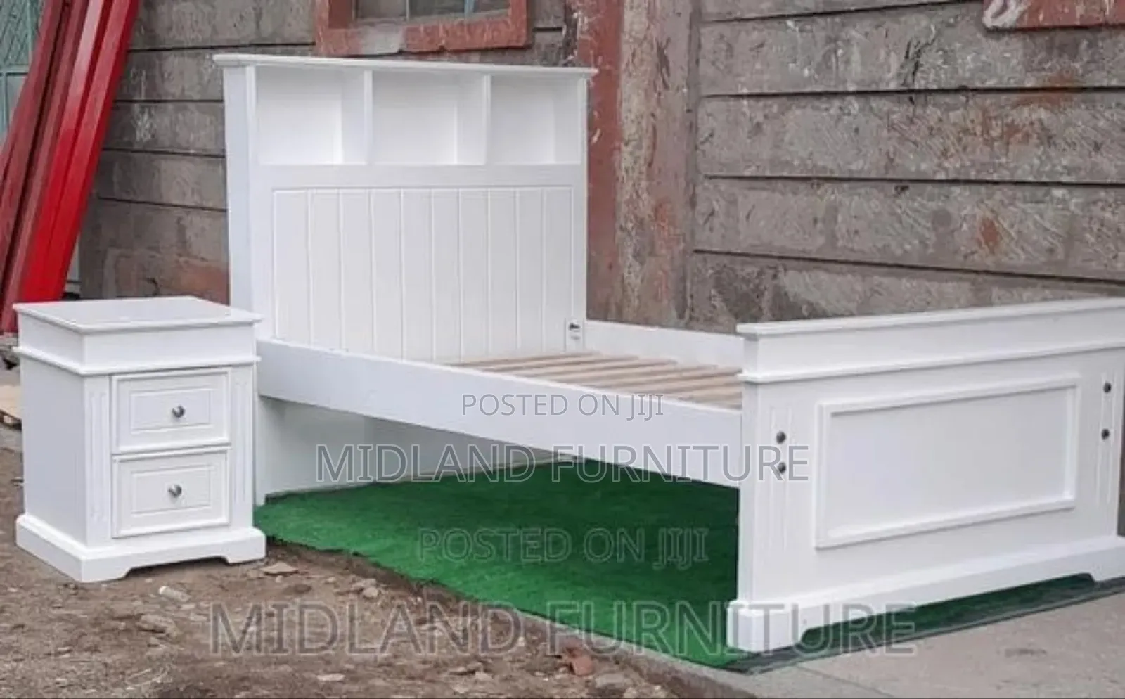 Single Bed With Shelves