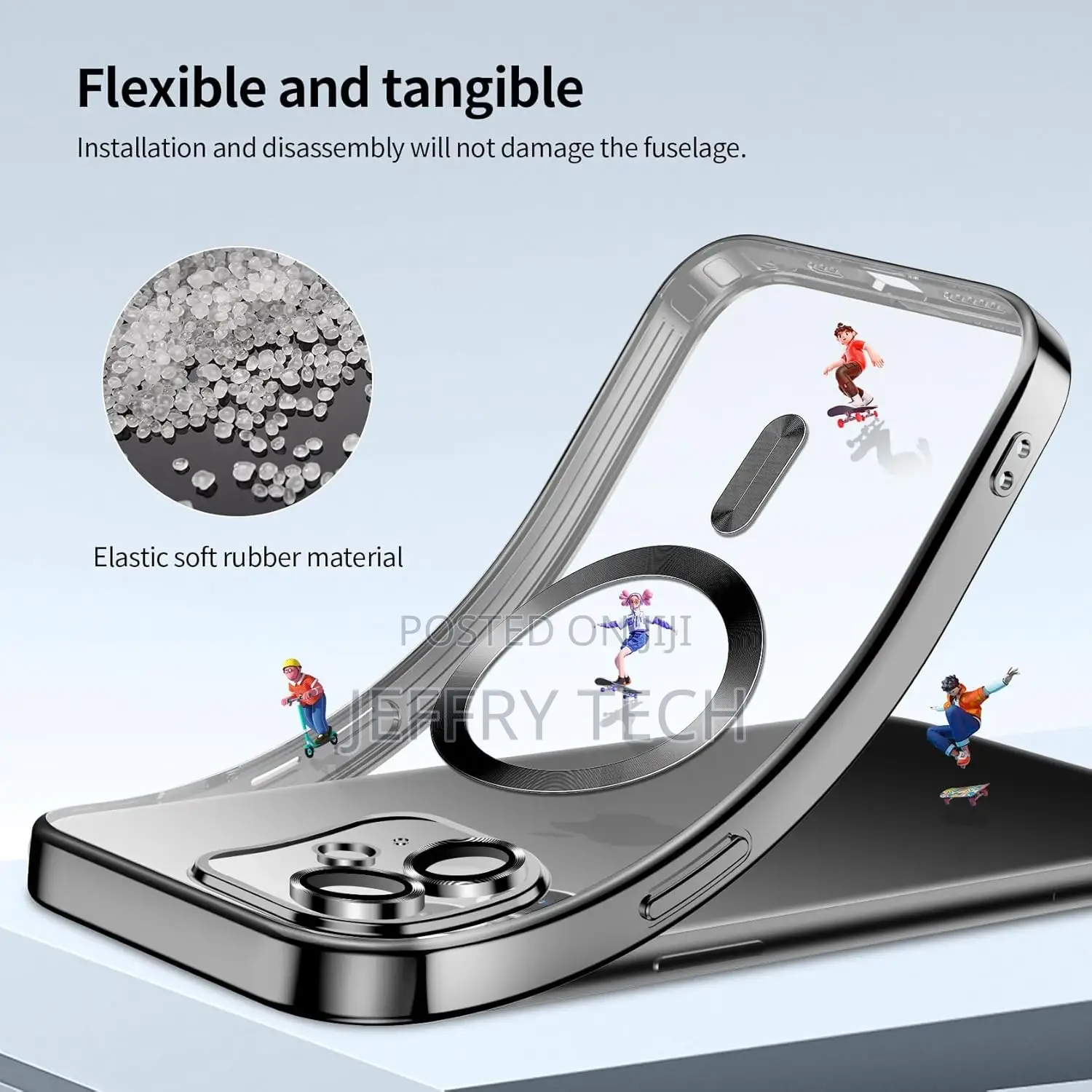Mobilak Case iPhone 11 With Magsafe With Camera Lens Clear