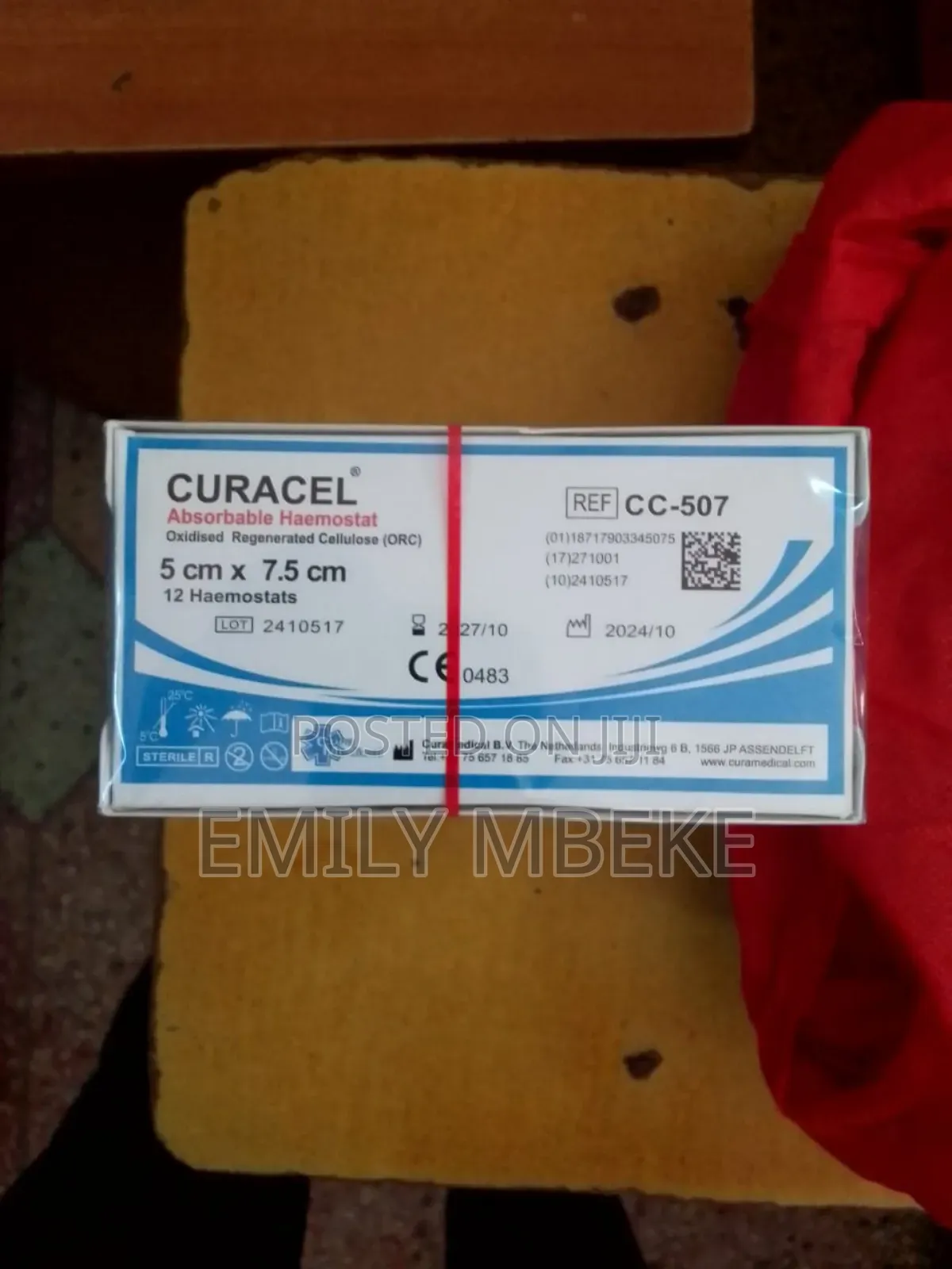 Curacel Absorbable Haemostat 5 × 7.5cm
