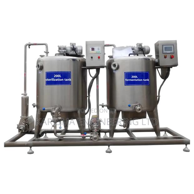 Milk Sterilization and Fermentation Tank.