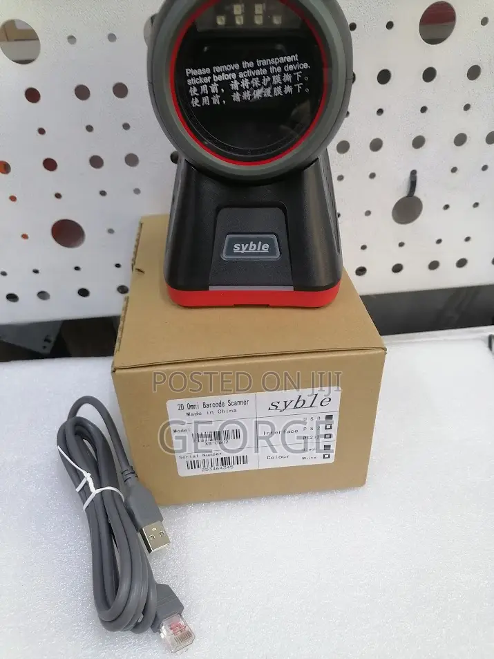 2d Fixed Table Mount Barcode Scanner -Verfied