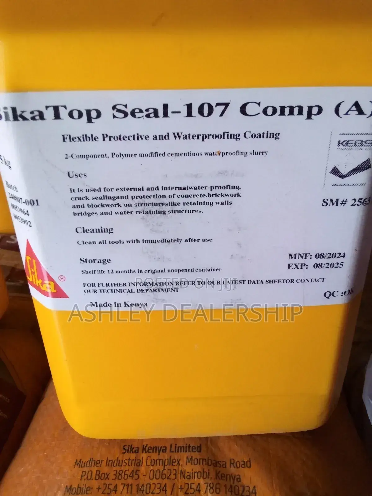 Sika Top Seal -107 Comp A