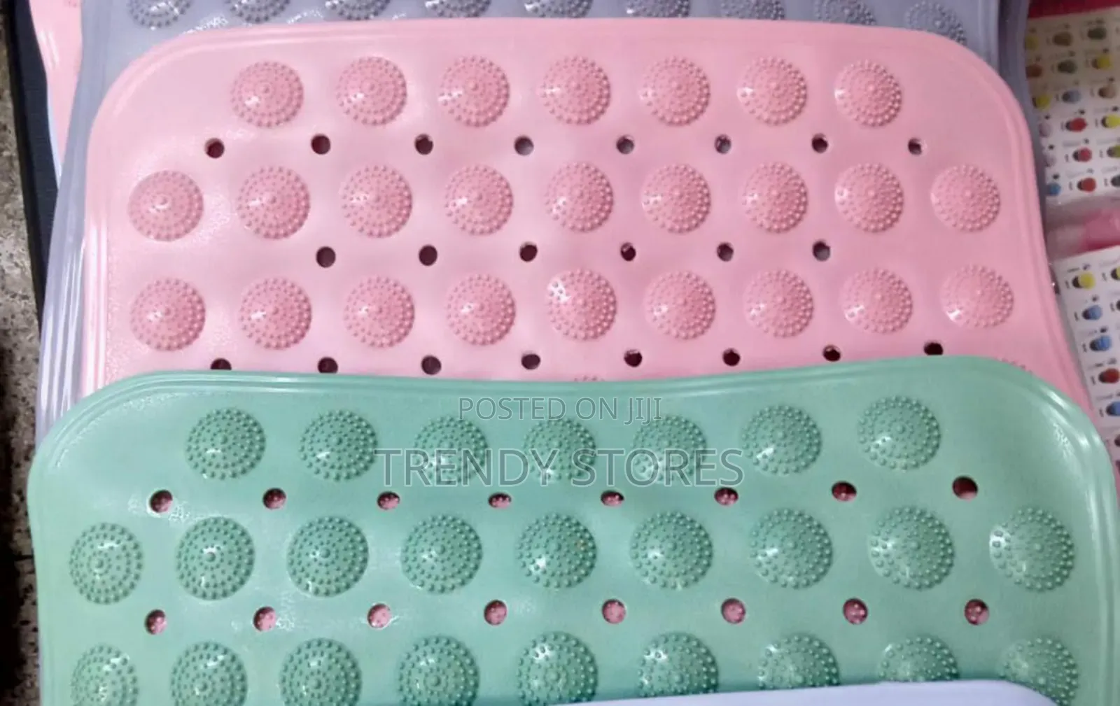 Antislip Bathroom Mat With Footscrub