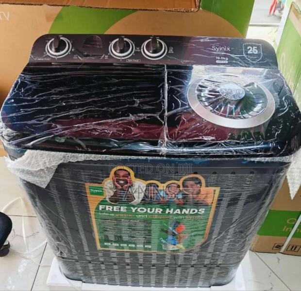 10kgs Syinix Black New Model Twin Tub Washing Machine
