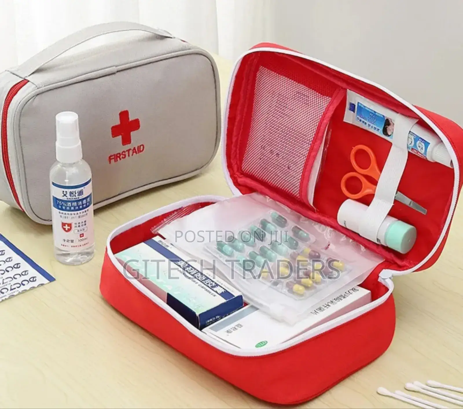 Portable First Aid Storage Bag