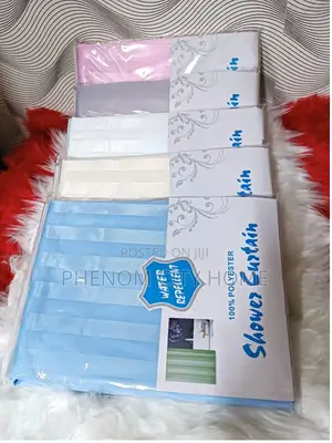 Blue Colour Shower Curtains