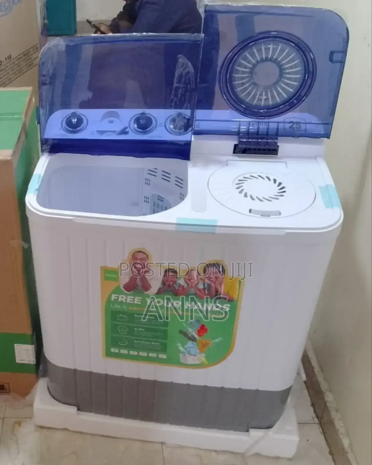 Syinix White Twin Tub 10kg Excelent Topload Washing Machine
