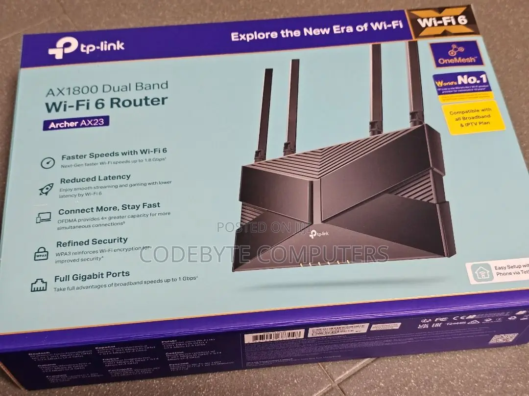 Tp-Link Archer Ax23 - Dual-Band Wi-Fi 6 Router