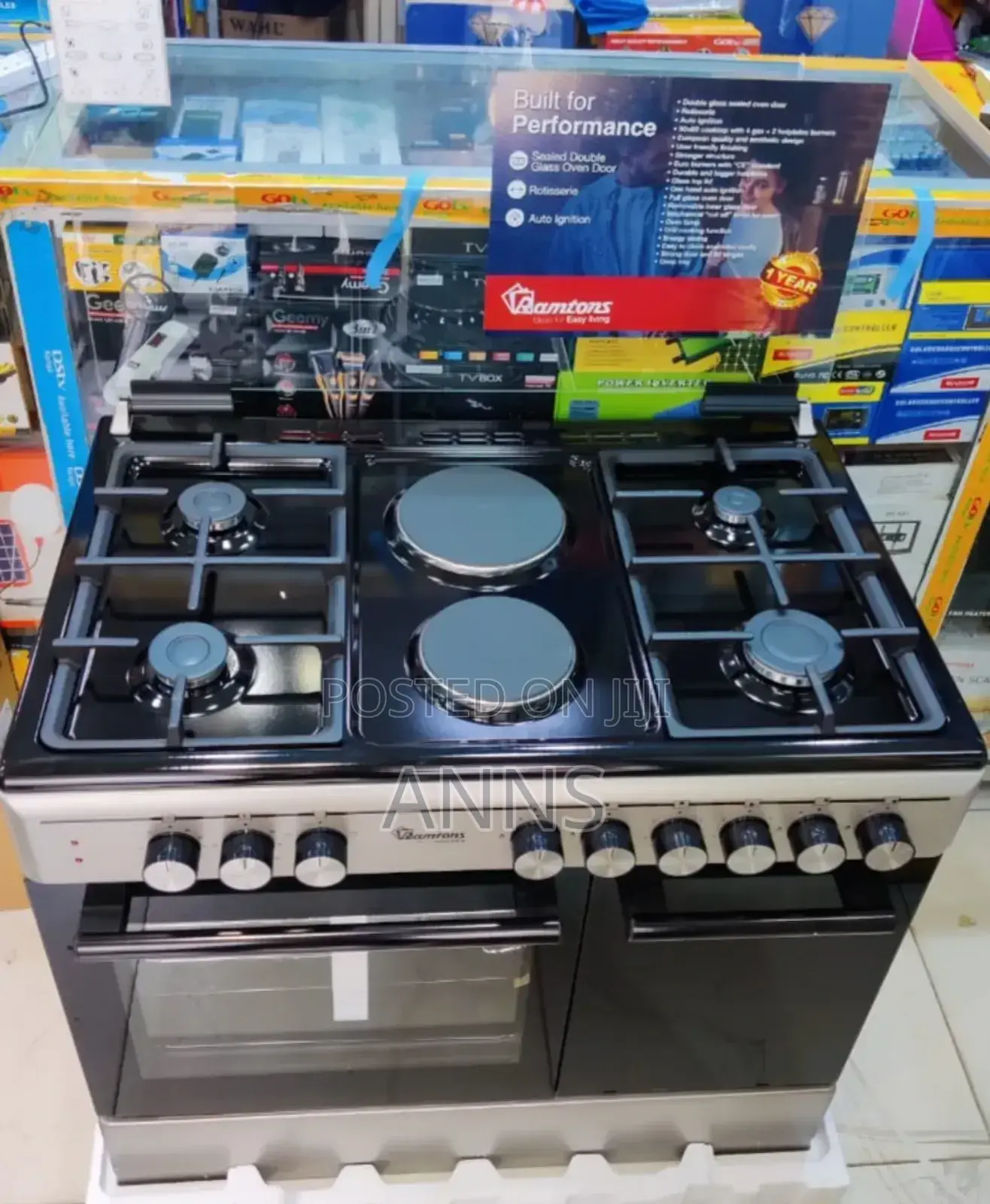 60×90 Ramtons 4+2 Free Standing Best Cooker