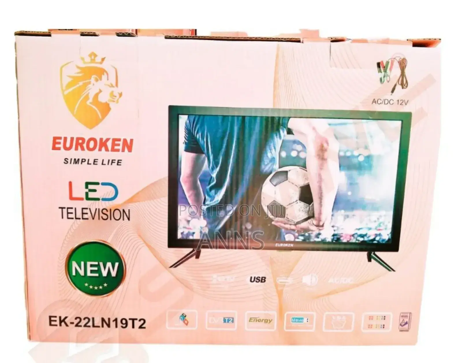 22 Inches Euroken Free to Air Digital Tv