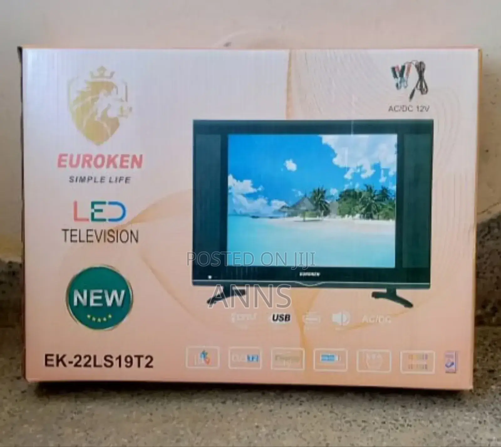 22 Inches Euroken Free to Air Digital Tv