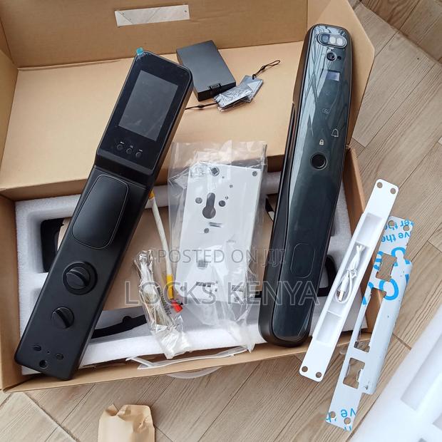 Modern Face Recognition Door Lock - main view