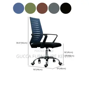Office Chairs: Modern Mesh Color Conference Chair