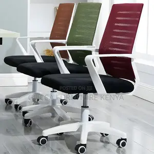 Office Chairs: Modern Mesh Color Conference Chair