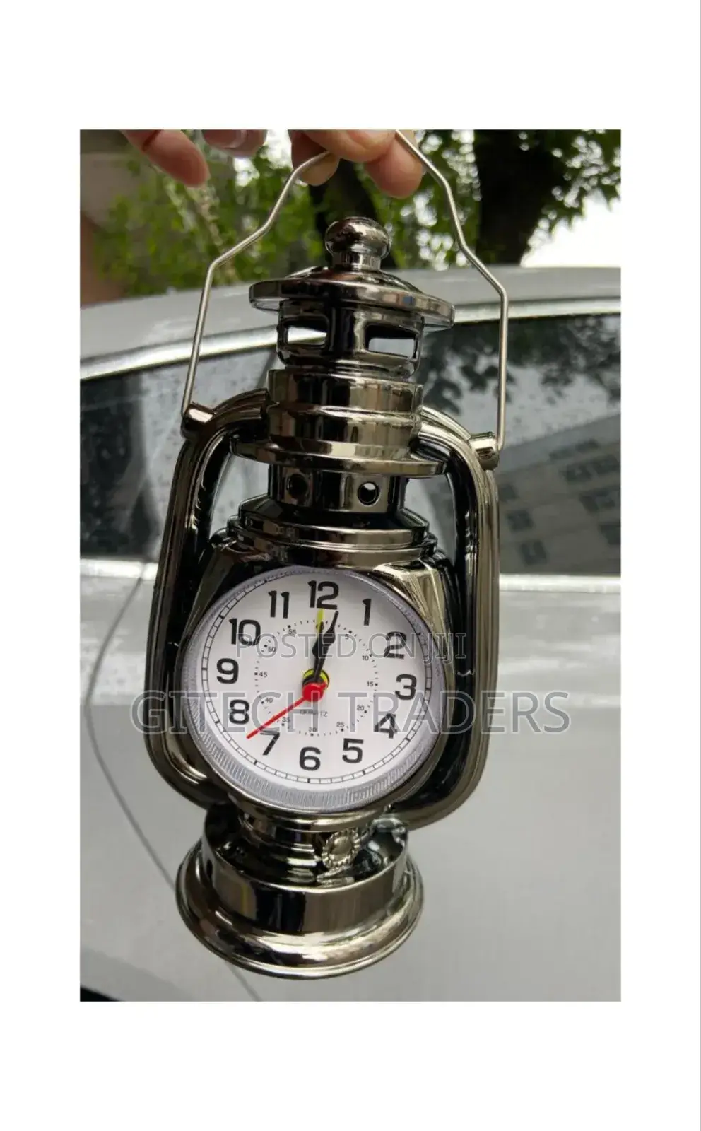 Vintage Retro Oil Lamp Alarm Clock