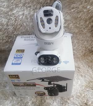 4g 6mp Ubox Dual Lens Grade Screen Solar PTZ Camera - thumbnail 2