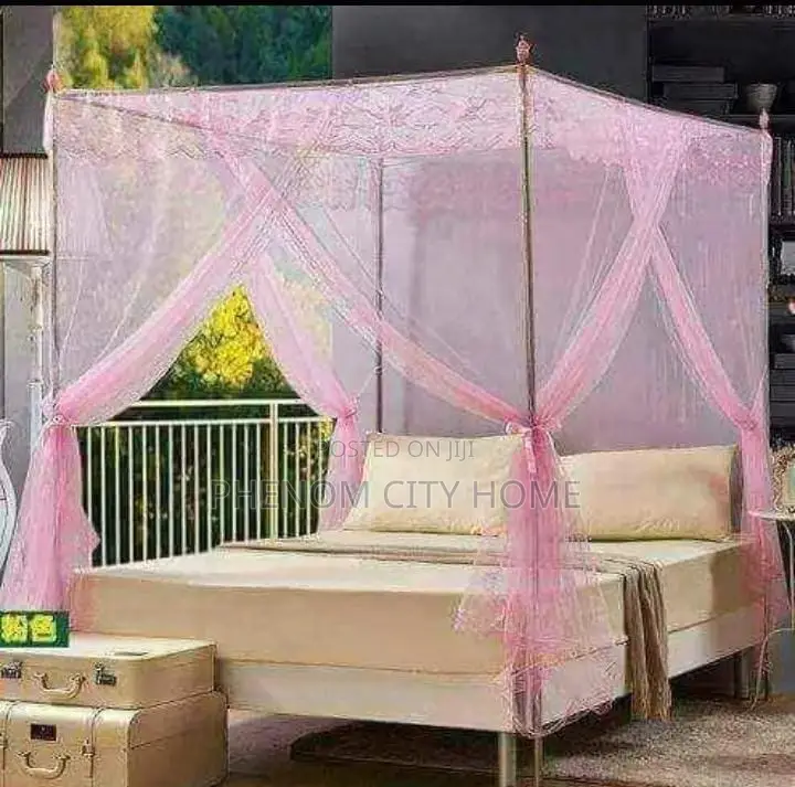 Rectangular Mosquito Net With Four Stands