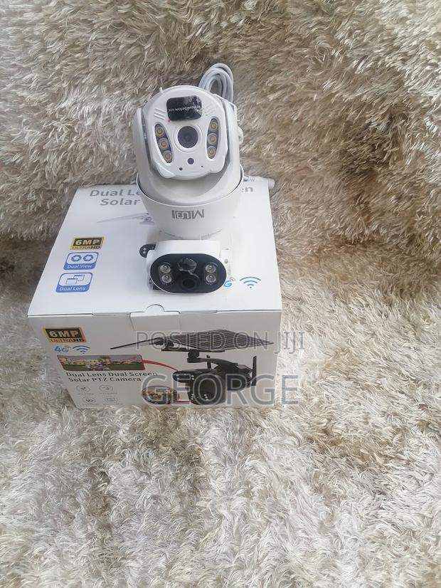 4g 6mp Ubox Dual Lens Solar Superiority PTZ Camera