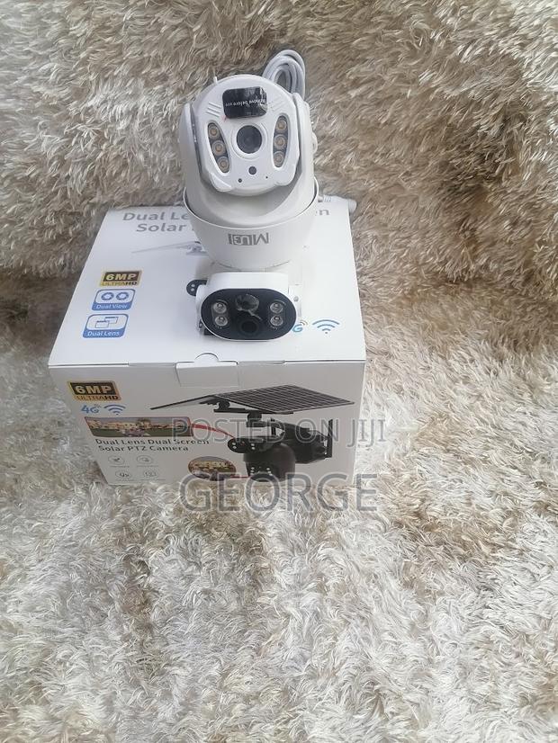 6mp Ubox Dual Lens Solar PTZ First-Class Camera Oudoor - main view