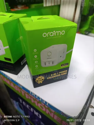 Oraimo OWS-U342 Powerhub C 6-in-1 Smart Fast Charging.