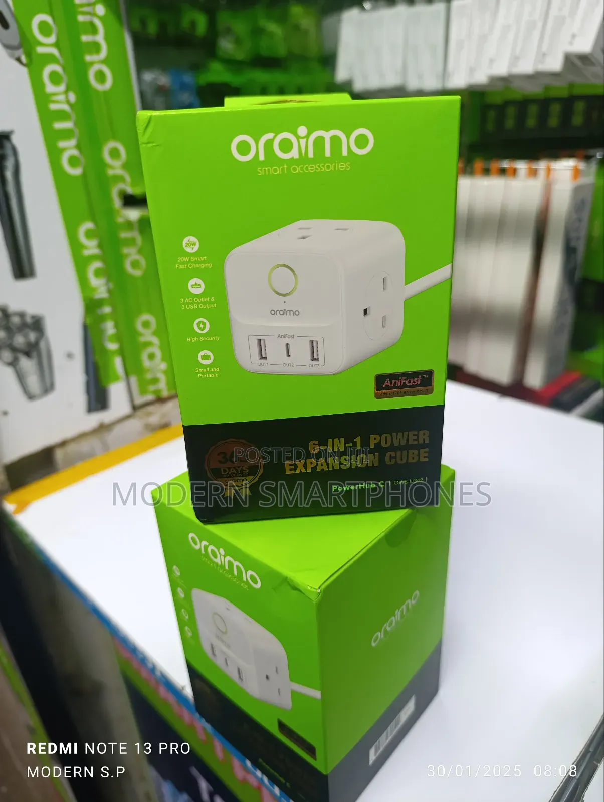 Oraimo OWS-U342 Powerhub C 6-in-1