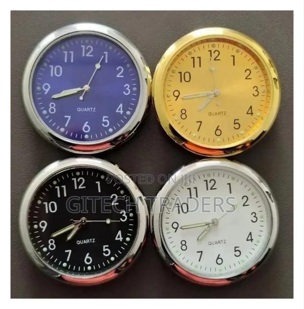 Stick on Car Dashboard Quart Watch WCM Diameter