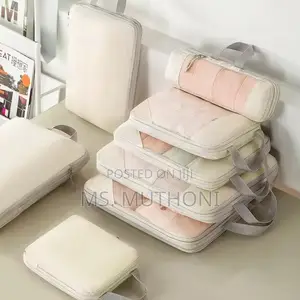 New Space Saver 8pcs Travel Suitcase Compression Cubes