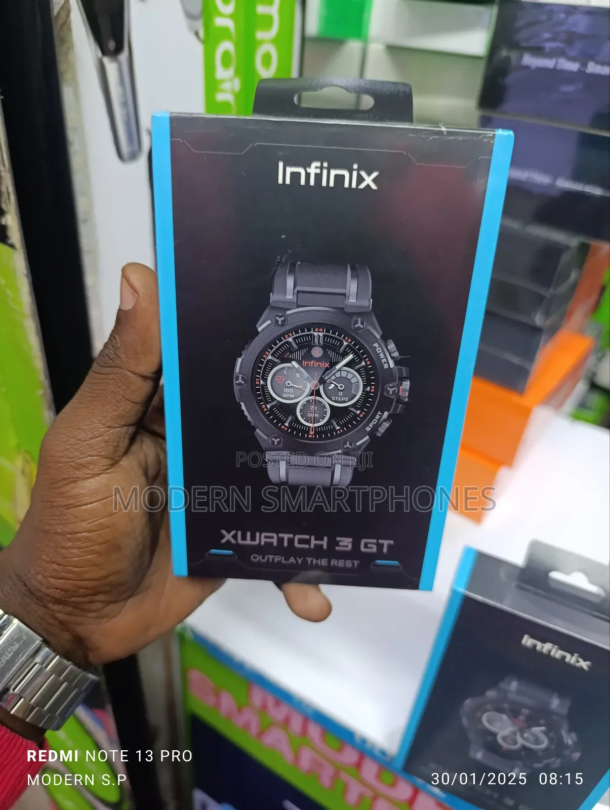 Infinix Xwatch 3 GT Smartwatch Integrated GPS 500mah Battery