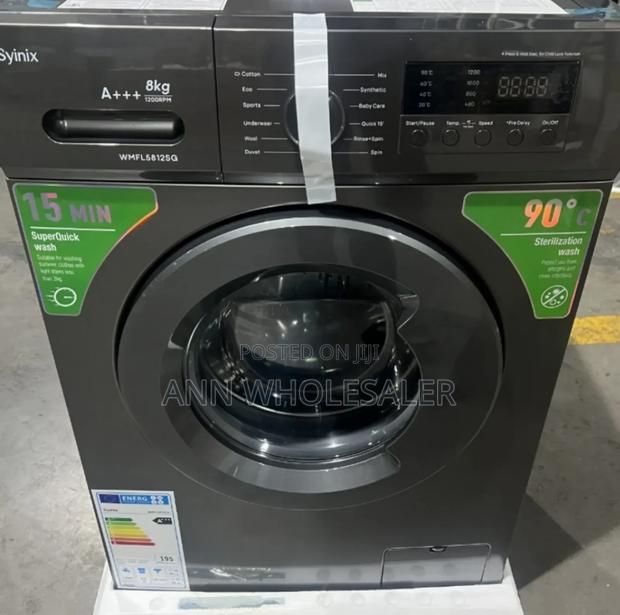Syinix 8kgs Heavy Duty Front Load Washing Machine S/-Fl