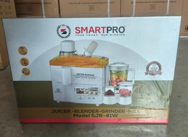 Smart 4 in 1 Juicer ,Blender,Grinder and Mill Food Processor