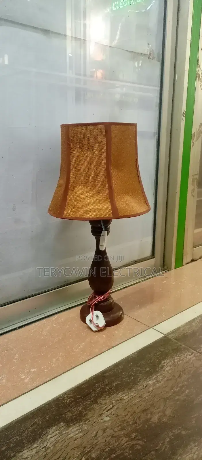 Table Lamps Wooden With Translucent Shades