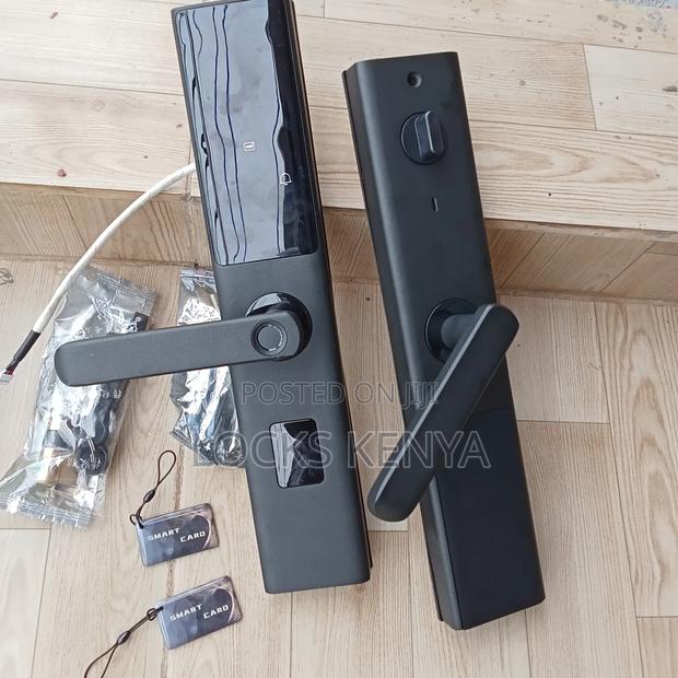 Fingerprint Door Lock for Shop Security - main view