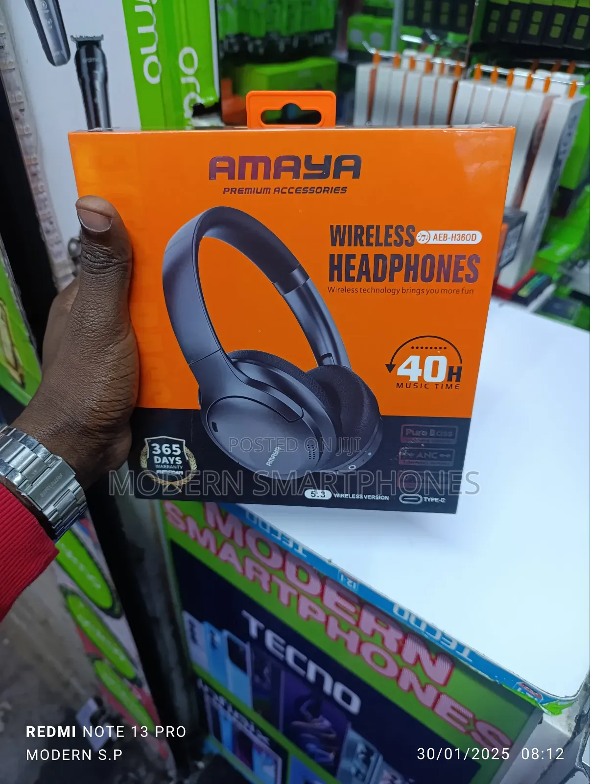 Amaya AEB-H360D Wireless Headphones
