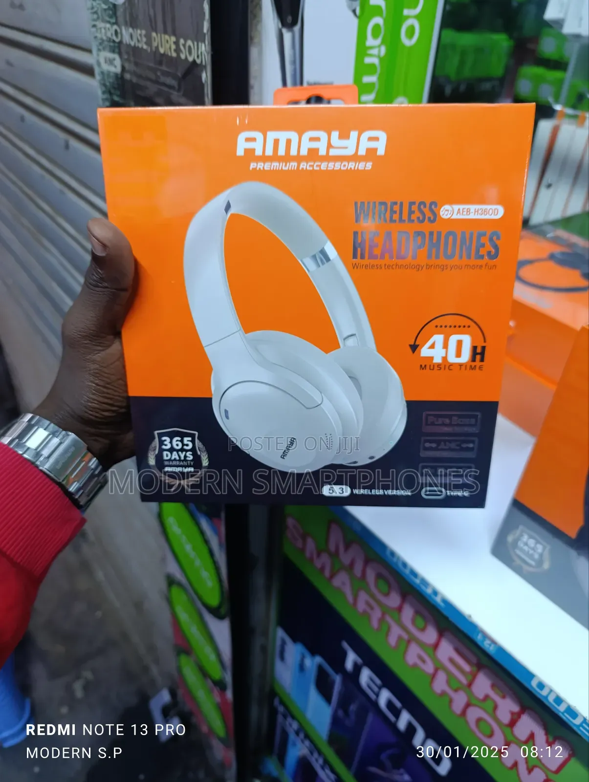 Amaya AEB-H360D Wireless Headphones