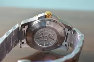 Longines Hydroconquest Two Tone Blue Dial Watch