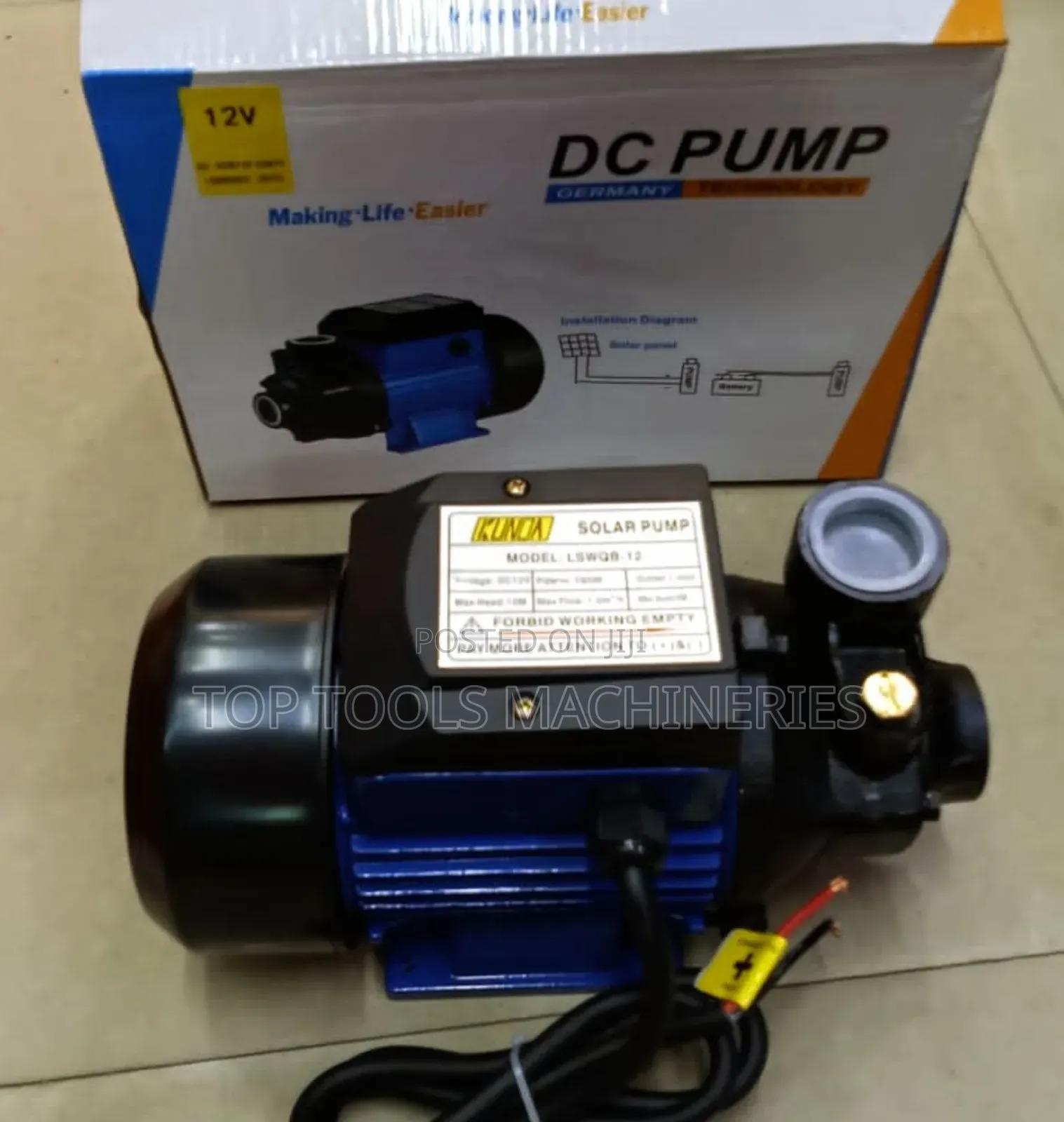 DC Booster Pump 12V 180watts