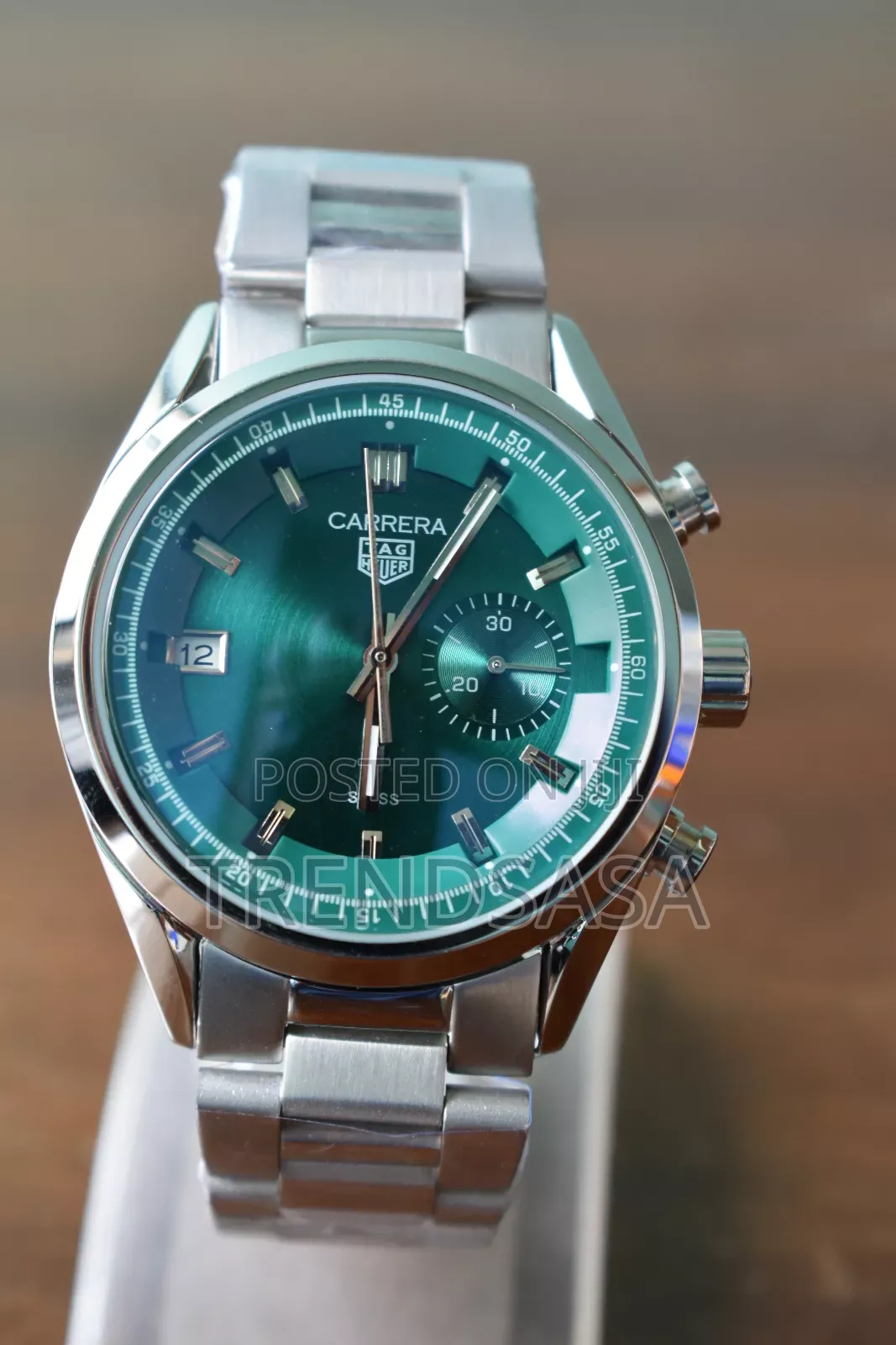 Tag Heuer Carrera New Model Stainless ,Black and Green Dial