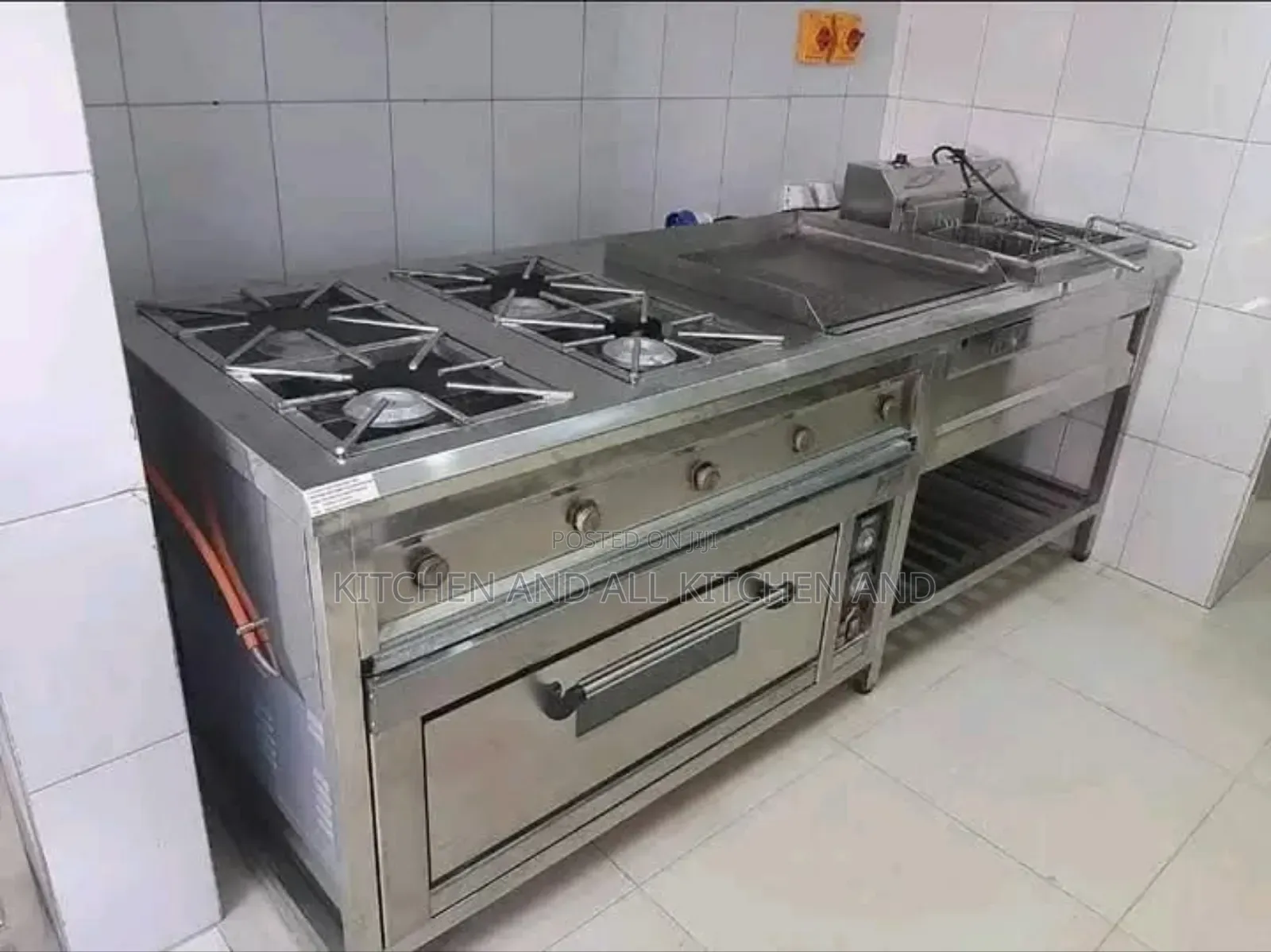 Combined Cooker With Oven,Stainless Steel