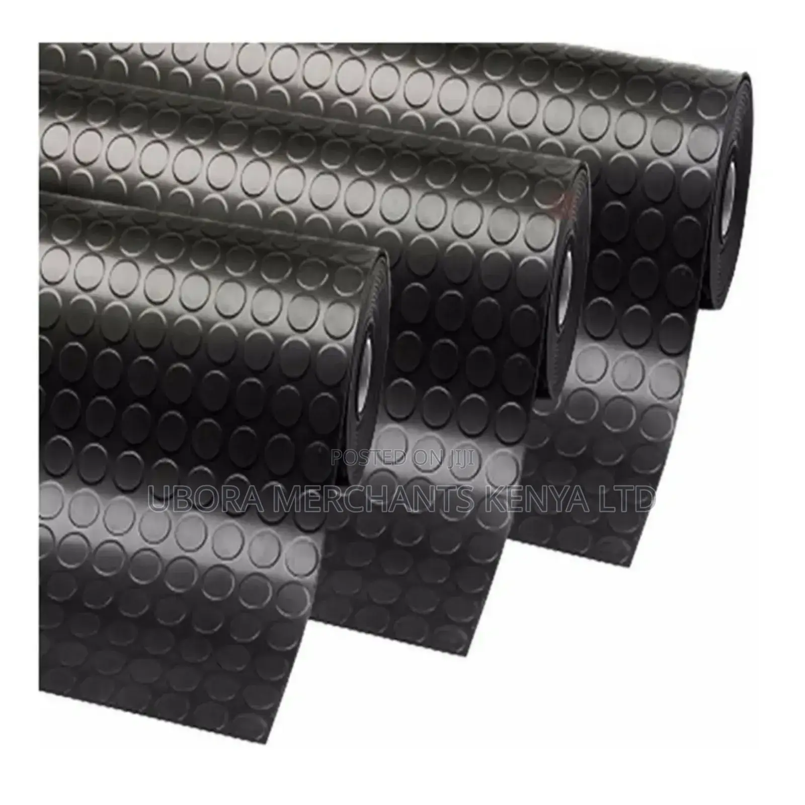 Anti-Slip Checker Rubber Mat With Coin Pattern