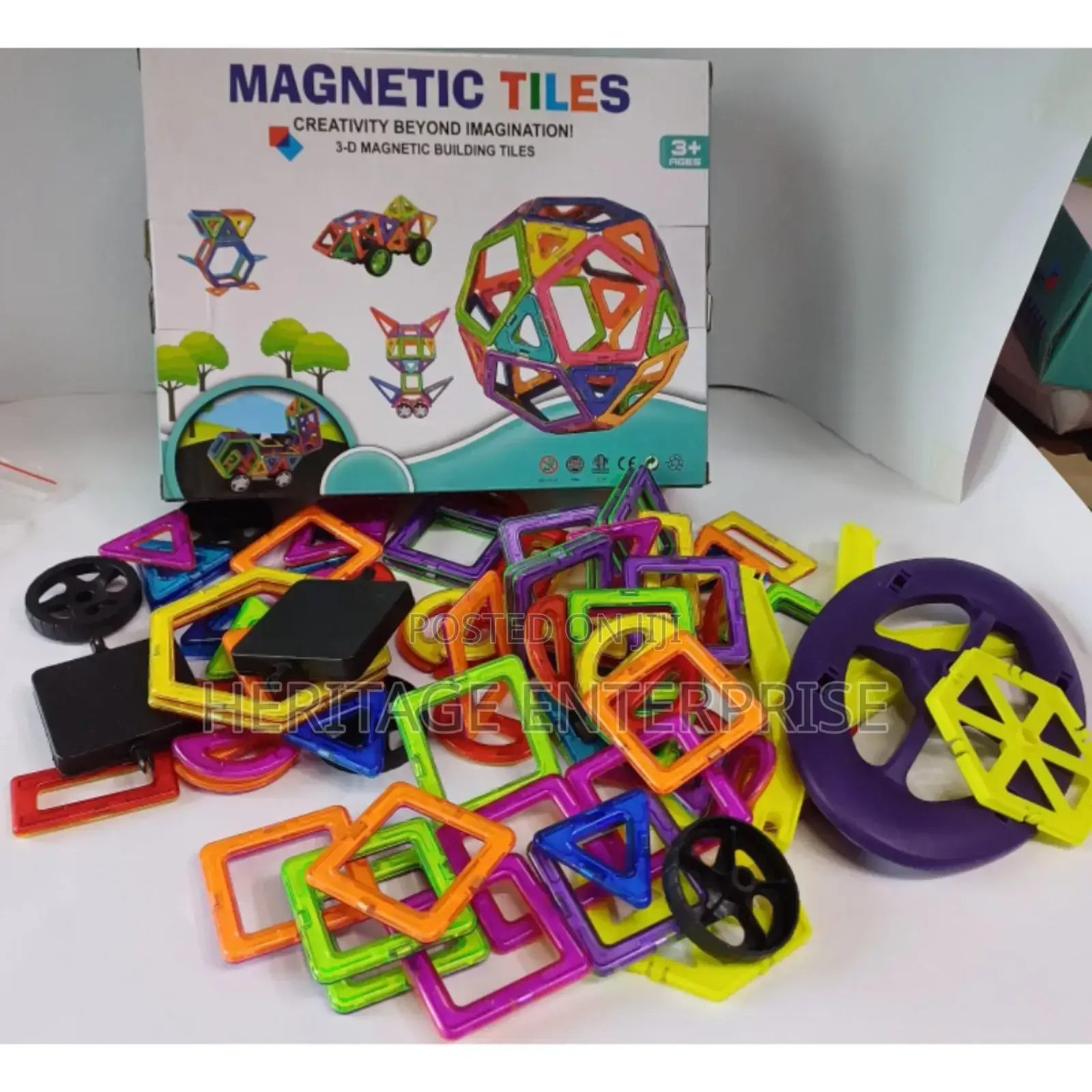 Magnetic Tiles 84 Pcs,