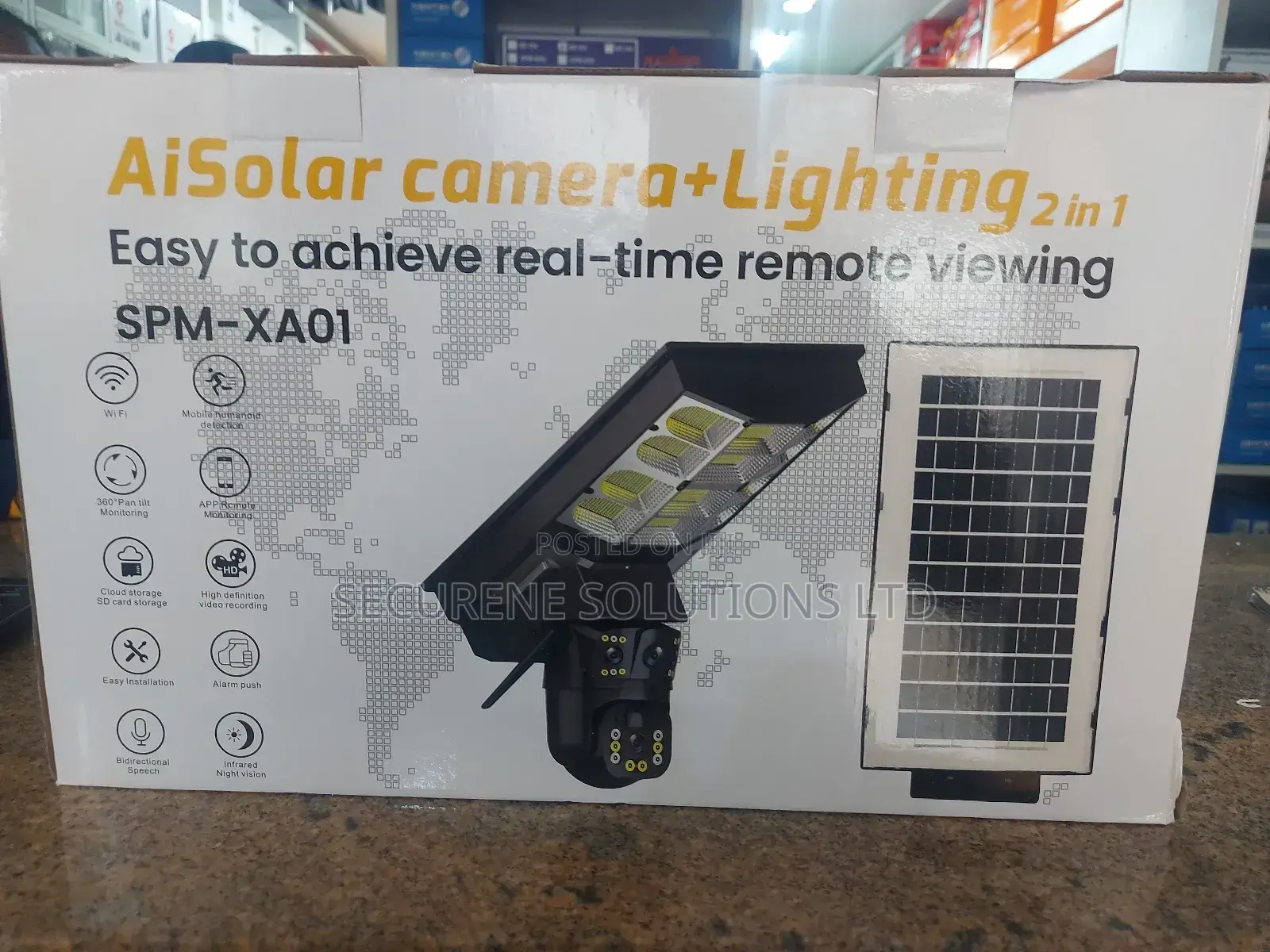 450 Watts 4g Solar-Powered Security Camera