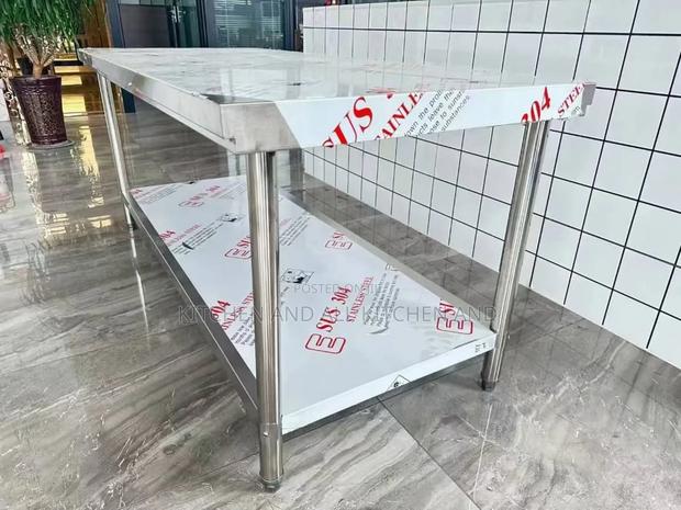 Ss Steel Single2 Rack Worktable - main view